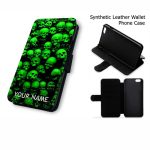 Green Skull - Flip Case