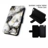 Black and White Marble - Flip Case