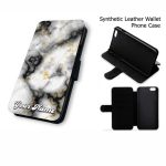 Black and White Marble - Flip Case