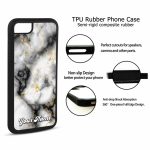 Black and White Marble - TPU Skin