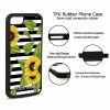 Stripes - TPU Skin Black and White Stripes - Sunflower Phone Case