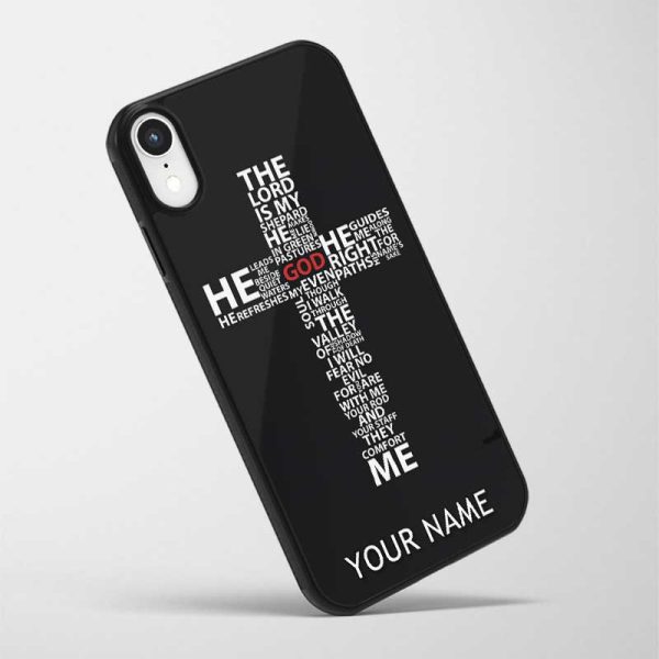 Words in a Crucifix - Hard Skin Phone Case Words in a Crucifix - Hard Skin Phone Case
