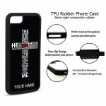 Words in a Crucifix - TPU Rubber Skin